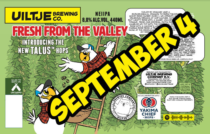 Uiltje Fresh from the valley etiket